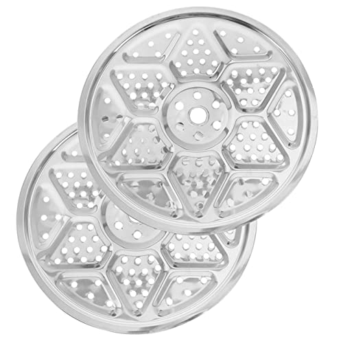 LOORGVEL 2 Stück Dampfgarer Einsatz Teilig Rostfreies Hitze und Kältebeständiges Küchenzubehör Rutschfestes Dämpfregal für Vielseitiges Dampfgaren und Kochen LOORGVEL 2 Stück Dampfgarer Einsatz Teilig Rostfreies Hitze und Kältebeständiges Küchenzubehör Rutschfestes Dämpfregal für Vielseitiges Dampfgaren und Kochen von LOORGVEL