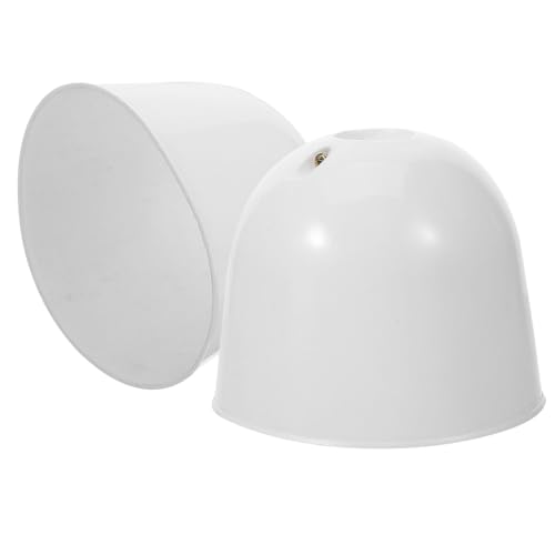 LOORGVEL 2 Stück Deckenventilator Unterteil Baldachin Staubschutz Kunststoff Abdeckung Zubehör Einfache Montage Modernes Design Farbdose Weiß für Wohnraum Wiederverwendbar LOORGVEL 2 Stück Deckenventilator Unterteil Baldachin Staubschutz Kunststoff Abdeckung Zubehör Einfache Montage Modernes Design Farbdose Weiß für Wohnraum Wiederverwendbar von LOORGVEL