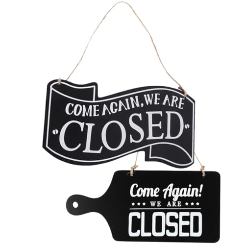 LOORGVEL 2 Stück Doppelseitiges Holzgeschäftsschild Open Closed Geschäftsschild Hängend Retro Stil Sichtbar Für Ladengeschäft Dekoration LOORGVEL 2 Stück Doppelseitiges Holzgeschäftsschild Open Closed Geschäftsschild Hängend Retro Stil Sichtbar Für Ladengeschäft Dekoration von LOORGVEL