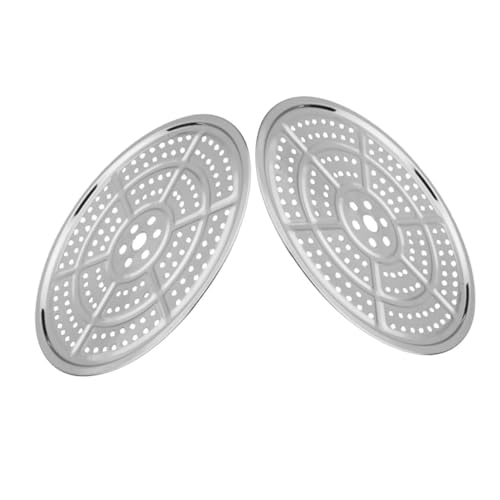 LOORGVEL 2 Stück Edelstahl Dampfgarer Einsatz Teilig Kochgeschirr Dampfeinsatz Hitzebeständig für Gemüse Eier Dampftopf Küche Zubehör Robust Langlebig LOORGVEL 2 Stück Edelstahl Dampfgarer Einsatz Teilig Kochgeschirr Dampfeinsatz Hitzebeständig für Gemüse Eier Dampftopf Küche Zubehör Robust Langlebig von LOORGVEL