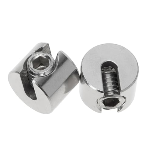 LOORGVEL 2 Stück Edelstahl Drahtseilklemme Rostfreie Stahlseilklemmen mit Hoher Korrosionsbeständigkeit Präzise Verarbeitung Vielseitig für Garten Kabelnetz und Metallgeflecht Einfach zu LOORGVEL 2 Stück Edelstahl Drahtseilklemme Rostfreie Stahlseilklemmen mit Hoher Korrosionsbeständigkeit Präzise Verarbeitung Vielseitig für Garten Kabelnetz und Metallgeflecht Einfach zu von LOORGVEL