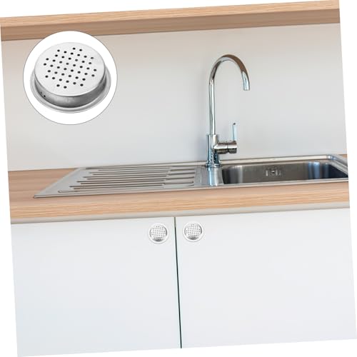LOORGVEL 2 Stück Edelstahl Lüftungsgitter Rundes Belüftungsloch für Schrank Möbel Ventilationsöffnung Korrosionsbeständig Frische Luftzufuhr Einfach zu Montieren LOORGVEL 2 Stück Edelstahl Lüftungsgitter Rundes Belüftungsloch für Schrank Möbel Ventilationsöffnung Korrosionsbeständig Frische Luftzufuhr Einfach zu Montieren von LOORGVEL