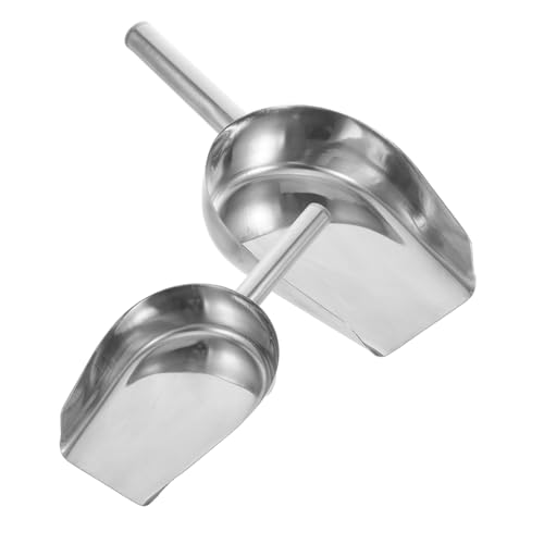 LOORGVEL 2 Stück Edelstahl Schaufel Teiliges Vielseitige Küchen und Eiswürfelschaufel Robuste Mehlschaufel für Getreide Trockene Lebensmittel Handlich und Langlebig für Haushalt und Kochen LOORGVEL 2 Stück Edelstahl Schaufel Teiliges Vielseitige Küchen und Eiswürfelschaufel Robuste Mehlschaufel für Getreide Trockene Lebensmittel Handlich und Langlebig für Haushalt und Kochen von LOORGVEL