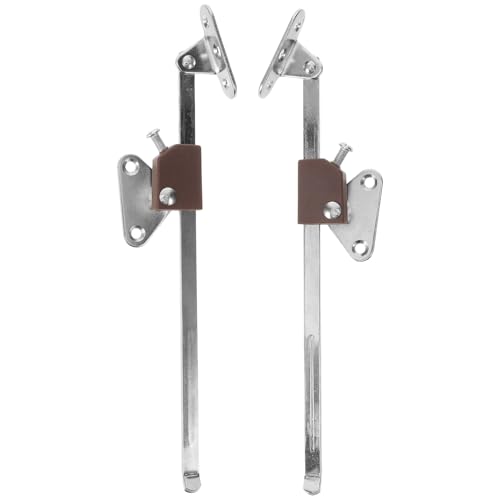 LOORGVEL 2 Stück Gasdruckstütze für Klappschrank Türen Braune Möbelbeschläge mit Hydraulischem Druck Platzsparend Sicher und Zuverlässig Geeignet für Klappen und Schranktüren im Haushalt von LOORGVEL