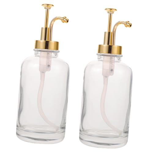 LOORGVEL 2 Stück Glas Sirupspender mit Pumpe Dekorative Dosierflaschen für Kaffee Honig Lotion Vielseitig Einsetzbar Küchenbar Zubehör Hygienisch Einfach zu Reinigen LOORGVEL 2 Stück Glas Sirupspender mit Pumpe Dekorative Dosierflaschen für Kaffee Honig Lotion Vielseitig Einsetzbar Küchenbar Zubehör Hygienisch Einfach zu Reinigen von LOORGVEL