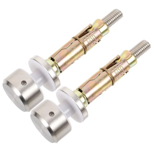 LOORGVEL 2 Stück Glashalterung Robuste Wandhalterung für Treppengeländer Sichere Befestigung für Montierbar an Balkon und Treppe Einfache Installation Langlebige Glashalter Clips von LOORGVEL