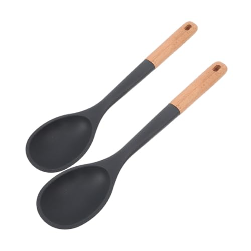 LOORGVEL 2 Stück Großer Silikon kochlöffel mit Hitzebeständigem Holzgriff Antihaftbeschichtet Kratzfest Vielseitig zum Rühren Servieren und Braten für Schonende Zubereitung Küche LOORGVEL 2 Stück Großer Silikon kochlöffel mit Hitzebeständigem Holzgriff Antihaftbeschichtet Kratzfest Vielseitig zum Rühren Servieren und Braten für Schonende Zubereitung Küche von LOORGVEL