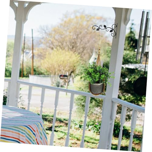 LOORGVEL 2 Stück Hängender Blumenampel aus Handgewebtem Naturmaterial mit Metallhaken Luftdurchlässiger Wandkorb für Orchideen Stabile Pflanzgefäße für Innen und Außen Dekorative LOORGVEL 2 Stück Hängender Blumenampel aus Handgewebtem Naturmaterial mit Metallhaken Luftdurchlässiger Wandkorb für Orchideen Stabile Pflanzgefäße für Innen und Außen Dekorative von LOORGVEL