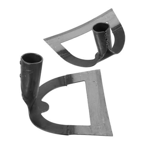 LOORGVEL 2 Stück Hohlhacke aus rostfreiem Metall Leichtes handgeführtes Unkrautwerkzeug für Bodenlockerung Grasentfernung Geeignet für Garten Gemüsebeete Landwirtschaft und professionelle LOORGVEL 2 Stück Hohlhacke aus rostfreiem Metall Leichtes handgeführtes Unkrautwerkzeug für Bodenlockerung Grasentfernung Geeignet für Garten Gemüsebeete Landwirtschaft und professionelle von LOORGVEL