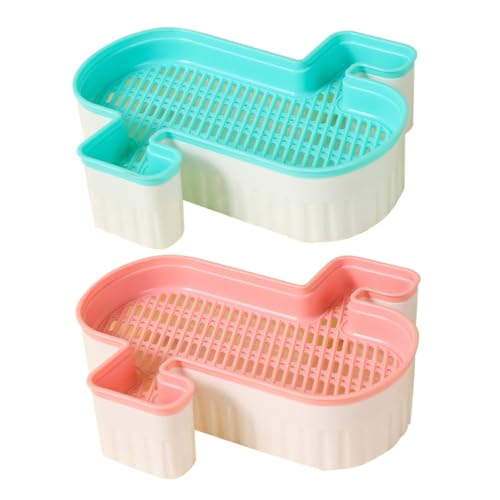 LOORGVEL 2 Stück Hydroponische Katzengras Anzuchtbox Erdfrei Langlebiger Atmungsaktive Innenschale Leicht zu Reinigen Praktische Katzengras Pflanzbox für Zuhause Rosa LOORGVEL 2 Stück Hydroponische Katzengras Anzuchtbox Erdfrei Langlebiger Atmungsaktive Innenschale Leicht zu Reinigen Praktische Katzengras Pflanzbox für Zuhause Rosa von LOORGVEL