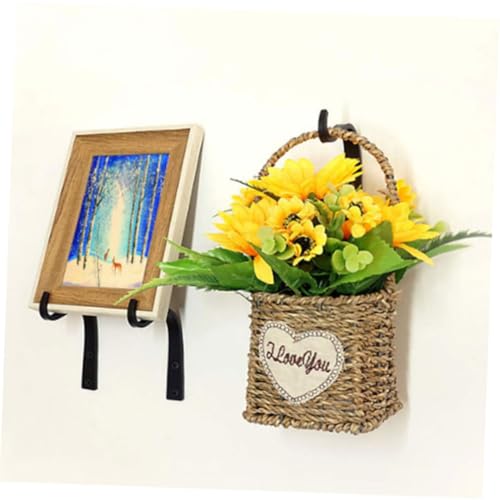 LOORGVEL 2 Stück Metallhaken Wandhalterung Pflanzenaufhänger Blumenampelhalter Robuster Eisenhaken für Garten Laterne Kleidung Garderobe Vielseitig Einsetzbar LOORGVEL 2 Stück Metallhaken Wandhalterung Pflanzenaufhänger Blumenampelhalter Robuster Eisenhaken für Garten Laterne Kleidung Garderobe Vielseitig Einsetzbar von LOORGVEL