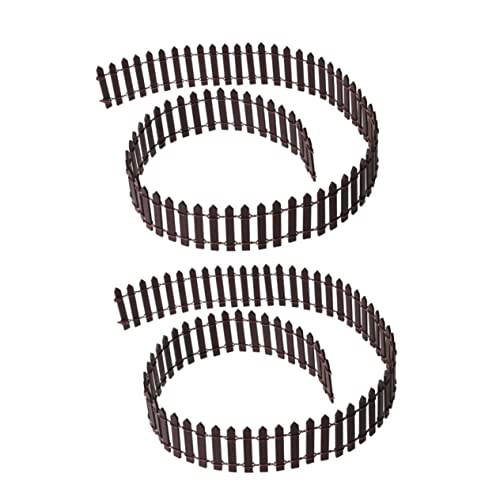 LOORGVEL 2 Stück Miniatur Zaun Dekorativer Gartenzaun für Landschaften Robustes Deko Element für DIY Projekte und Märchengärten für Kreative Bastelideen LOORGVEL 2 Stück Miniatur Zaun Dekorativer Gartenzaun für Landschaften Robustes Deko Element für DIY Projekte und Märchengärten für Kreative Bastelideen von LOORGVEL