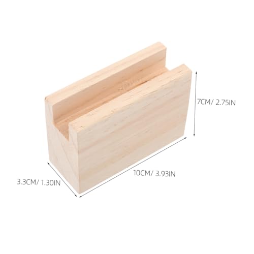 LOORGVEL 2 Stück Möbelerhöhung aus Holz Bett Tischfuß Erhöhung Pads Höhe Möbelstützen für Sofa und Schreibtisch Einfache Montage ohne Werkzeug von LOORGVEL