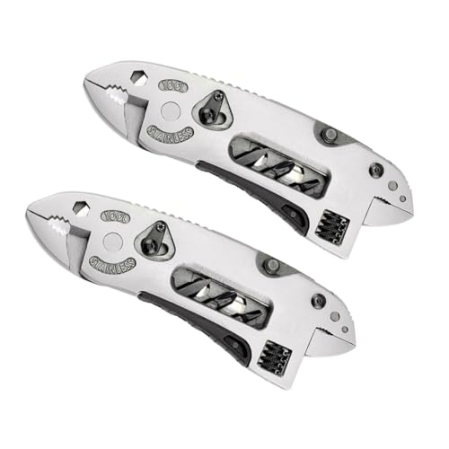 LOORGVEL 2 Stück Multifunktionale Zangen Edelstahl Multi tool Pliers mit Drahtschneider Ergonomisches Design Kompakt und Tragbar für Outdoor Camping Survival und Notfälle LOORGVEL 2 Stück Multifunktionale Zangen Edelstahl Multi tool Pliers mit Drahtschneider Ergonomisches Design Kompakt und Tragbar für Outdoor Camping Survival und Notfälle von LOORGVEL