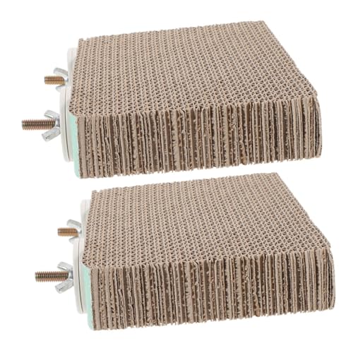 LOORGVEL 2 Stück Papageienplattform aus Wellpappe Kauspielzeug und Krallenpflege Stabile Sitzstangen für Cockatiels Wellensittiche und Sittiche Einfache Befestigung Vielseitiger LOORGVEL 2 Stück Papageienplattform aus Wellpappe Kauspielzeug und Krallenpflege Stabile Sitzstangen für Cockatiels Wellensittiche und Sittiche Einfache Befestigung Vielseitiger von LOORGVEL
