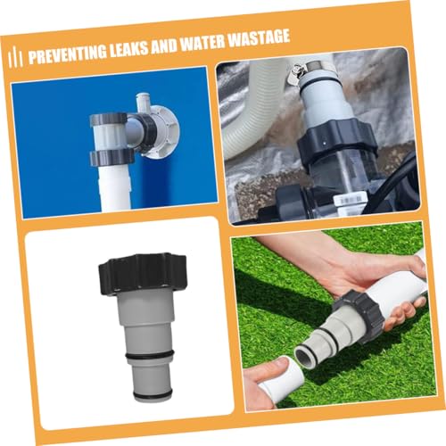 LOORGVEL 2 Stück Pool Pump Adapter Teilig Schlauchverbinder für Poolfilter Pumpenschlauch Langlebig Installieren Kompatibel mit Poolzubehör LOORGVEL 2 Stück Pool Pump Adapter Teilig Schlauchverbinder für Poolfilter Pumpenschlauch Langlebig Installieren Kompatibel mit Poolzubehör von LOORGVEL