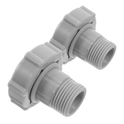 LOORGVEL 2 Stück Pool Schlauch Adapter Anschlussstück für Schwimmbad Ablaufschlauch Kompatibel mit Bestway Pools Schnelle Dichte Verbindung Einfach zu Montieren und Einsetzbar von LOORGVEL