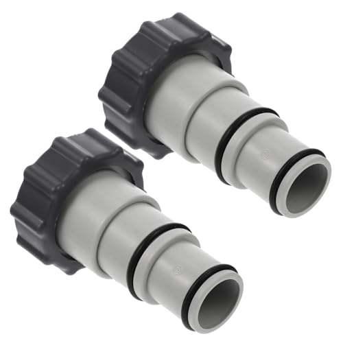 LOORGVEL 2 Stück Poolschlauch Adapter Dichtungsadapter für Poolzubehör Einfache Installation Langlebig und Passend für Pumpen und Filter für Klare und Wasserzufuhr von LOORGVEL