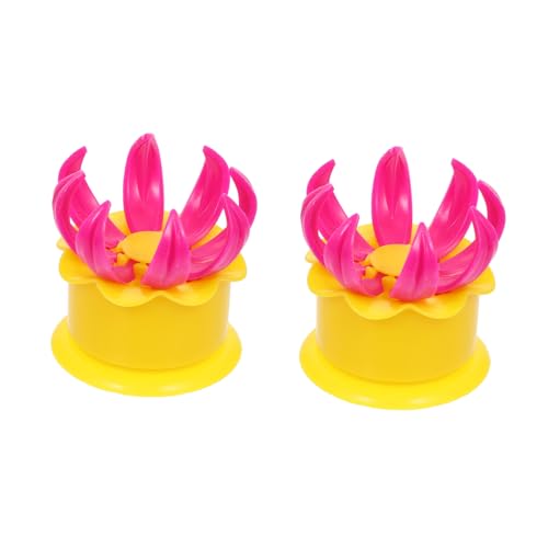 LOORGVEL 2 Stück Praktische Baozi formen aus Sicherem Multifunktionale Manuelle Dampfbrötchen Hersteller Kreative Küchenhelfer für Hausgemachte Gefüllte Teigtaschen in Gelb von LOORGVEL