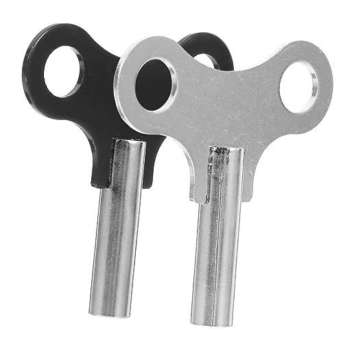 LOORGVEL 2 Stück Professionelle Aufziehschlüssel für Mechanische Uhren Robuste Stahl winderschlüssel Langlebig und Praktisch Geeignet für Großvater Wanduhren für Reparaturzwecke von LOORGVEL