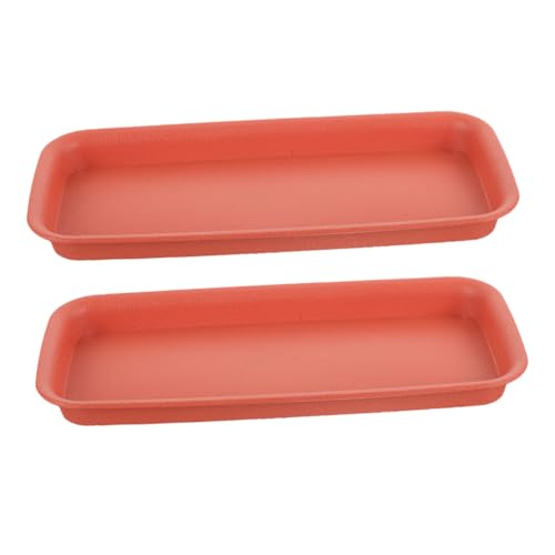 LOORGVEL 2 Stück Rechteckige Pflanzuntersetzer aus Stabilem Kunststoff Wasserdichtes Pflanzentopf Tablett zum Auffangen von Wasser Wiederverwendbare Blumentopf Untersetzer für LOORGVEL 2 Stück Rechteckige Pflanzuntersetzer aus Stabilem Kunststoff Wasserdichtes Pflanzentopf Tablett zum Auffangen von Wasser Wiederverwendbare Blumentopf Untersetzer für von LOORGVEL