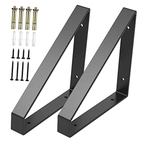 LOORGVEL 2 Stück Regalwinkel Wandhalterung für Floating Shelves Stabile Unterstützung für Bücher Pflanzen und Vielseitig Einsetzbar für Küche Bad und Wohnzimmer LOORGVEL 2 Stück Regalwinkel Wandhalterung für Floating Shelves Stabile Unterstützung für Bücher Pflanzen und Vielseitig Einsetzbar für Küche Bad und Wohnzimmer von LOORGVEL