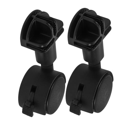 LOORGVEL 2 Stück Robuste Ersatzrollen für Katzenkäfig Geräuscharm Laufende Langlebige Lenkrollen Einfache Installation und Reibungsloses Führen für Haustierkäfige von LOORGVEL