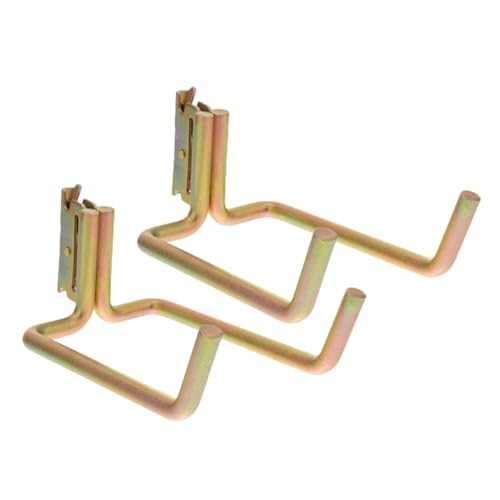 LOORGVEL 2 Stück Robuster E track Werkzeughaken Schwerlast E track Schaufelhalter für Lkw Lager und Werkstatt Schnelle Montage Vielseitig für Gartengeräte Leitern und Schläuche Geeignet von LOORGVEL