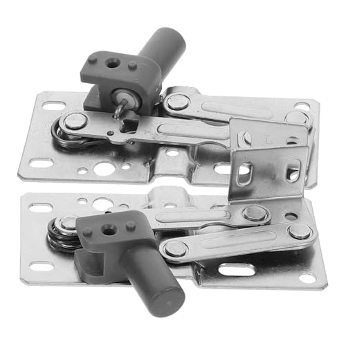 LOORGVEL 2 Stück Soft Close Scharnier für Küchenschrank Tür Dämpfer Scharniere für Möbel mit Klappfunktion Sanft Schließend Einfache Montage für Schuhschrank und Klappentür von LOORGVEL