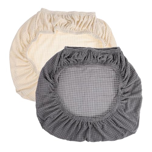 LOORGVEL 2 Stück Stretchbare Stuhlhussen aus Wasserdichtem Polyester Spandex Elastische Bürostuhlbezüge in Weiß und Atmungsaktiv Knitterfrei Passend für Dreh Bürostühle LOORGVEL 2 Stück Stretchbare Stuhlhussen aus Wasserdichtem Polyester Spandex Elastische Bürostuhlbezüge in Weiß und Atmungsaktiv Knitterfrei Passend für Dreh Bürostühle von LOORGVEL