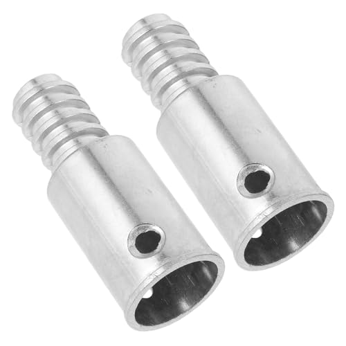 LOORGVEL 2 Stück Teiliges Aluminium Gewindeadapter Robuster Besenstiel Verbinder mit Schraub Nietbefestigung für Holz- Aluminium Metallstangen Vielseitig Einsetzbar für Reinigungswerkzeuge LOORGVEL 2 Stück Teiliges Aluminium Gewindeadapter Robuster Besenstiel Verbinder mit Schraub Nietbefestigung für Holz- Aluminium Metallstangen Vielseitig Einsetzbar für Reinigungswerkzeuge von LOORGVEL