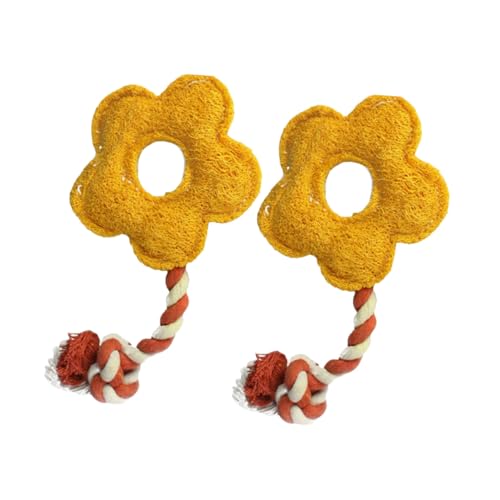 LOORGVEL 2 Stück Teiliges Blumenförmiges Pet Kauspielzeug aus Luffa für Hunde Katzen Sicheres Beißen und Interaktives Training Strapazierfähiges Zahnpflege Aggressive Kauer Zufällige Farbe LOORGVEL 2 Stück Teiliges Blumenförmiges Pet Kauspielzeug aus Luffa für Hunde Katzen Sicheres Beißen und Interaktives Training Strapazierfähiges Zahnpflege Aggressive Kauer Zufällige Farbe von LOORGVEL
