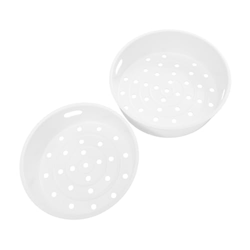 LOORGVEL 2 Stück Teiliges Dampfgarer Einsatz Edelstahl Steamer Körbe mit Griff Rostfrei Multifunktionale Haushalts Dampfgarbehälter für Gemüse Reis und Snacks Einfach zu Reinigen Langlebig LOORGVEL 2 Stück Teiliges Dampfgarer Einsatz Edelstahl Steamer Körbe mit Griff Rostfrei Multifunktionale Haushalts Dampfgarbehälter für Gemüse Reis und Snacks Einfach zu Reinigen Langlebig von LOORGVEL