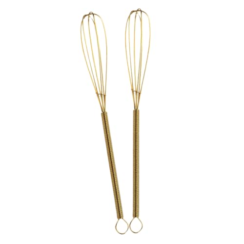 LOORGVEL 2 Stück Teiliges Edelstahl Eierquirl Handmixer mit Ergonomischem Griff Kleiner Schneebesen für Schnelles Mischen von Eiern Saucen Teig Platzsparend und Einfach zu Lagern durch LOORGVEL 2 Stück Teiliges Edelstahl Eierquirl Handmixer mit Ergonomischem Griff Kleiner Schneebesen für Schnelles Mischen von Eiern Saucen Teig Platzsparend und Einfach zu Lagern durch von LOORGVEL