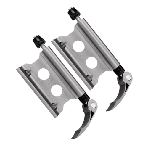 LOORGVEL 2 Stück Teiliges Fahrradvordergabel montagehalter Tiefes Titanschwarz Stabile Frontgabel Fixierung für Sicheren Transport und Einfache Installation Geeignet für Fahrradträger und LOORGVEL 2 Stück Teiliges Fahrradvordergabel montagehalter Tiefes Titanschwarz Stabile Frontgabel Fixierung für Sicheren Transport und Einfache Installation Geeignet für Fahrradträger und von LOORGVEL