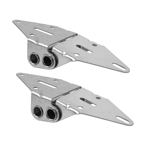 LOORGVEL 2 Stück Teiliges Garagentorscharnierset aus Robustem Eisen Präzise Gefertigt Automatische Schließfunktion Hohe Tragfähigkeit Langlebiges Zubehör für Garagentore Außen Einfache von LOORGVEL