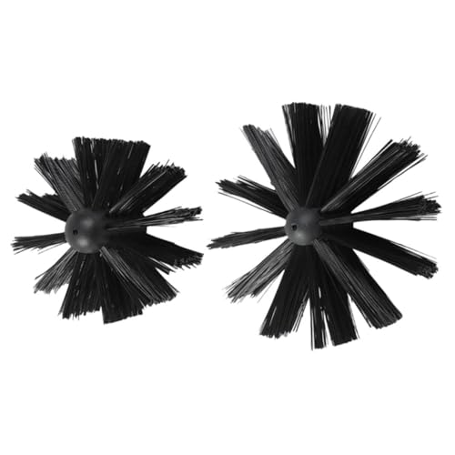 LOORGVEL 2 Stück Teiliges Kaminreinigungsbürsten Praktische Langlebige Kunststoff bürsten für Luftkanal Trocknerrohrreinigung Flexibel Kratzfrei für Schwer Zugängliche Schornsteinbögen von LOORGVEL