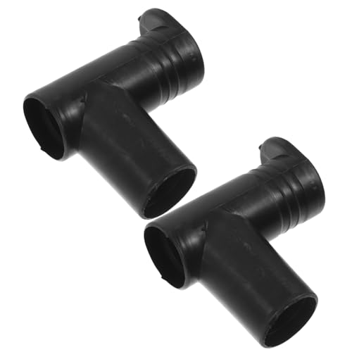 LOORGVEL 2 Stück Teiliges Kleiderständer Verbindungsstück Winkel Universeller Schwarzer Kleiderstangen Adapter für Wäscheständer Einfach zu Montieren Robustes Zubehör für von LOORGVEL