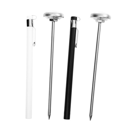 LOORGVEL 2 Stück Teiliges Küchenthermometer für Flüssigkeiten Analoges Wassermilch thermometer mit Langem Fühler Robustes Batterieloses Thermometer für Milchzubereitung Tee und Kaffee LOORGVEL 2 Stück Teiliges Küchenthermometer für Flüssigkeiten Analoges Wassermilch thermometer mit Langem Fühler Robustes Batterieloses Thermometer für Milchzubereitung Tee und Kaffee von LOORGVEL