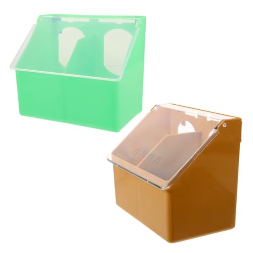 LOORGVEL 2 Stück Teiliges Multifunktionales Vogelkäfig Futterspender mit Großer Kapazität Einfach zu Montieren Wiederverwendbar Geeignet für Wachteln Tauben und Kleine Papageien Futter und LOORGVEL 2 Stück Teiliges Multifunktionales Vogelkäfig Futterspender mit Großer Kapazität Einfach zu Montieren Wiederverwendbar Geeignet für Wachteln Tauben und Kleine Papageien Futter und von LOORGVEL