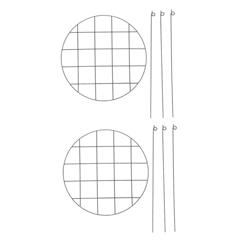 LOORGVEL 2 Stück Teiliges Pflanzengitter aus Robustem Metall Rankende Pflanzenstütze für Garten und Zimmerpflanzen Kletterfähiges Gestell zur Verbesserten Luftzirkulation und Gesundem LOORGVEL 2 Stück Teiliges Pflanzengitter aus Robustem Metall Rankende Pflanzenstütze für Garten und Zimmerpflanzen Kletterfähiges Gestell zur Verbesserten Luftzirkulation und Gesundem von LOORGVEL