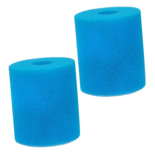 LOORGVEL 2 Stück Teiliges Poolpumpen filterschwamm Waschbarer Flexibler Schwammfilter Langlebig Wiederverwendbar Effektive Reinigung für Sommer Pools Umweltfreundlich von LOORGVEL