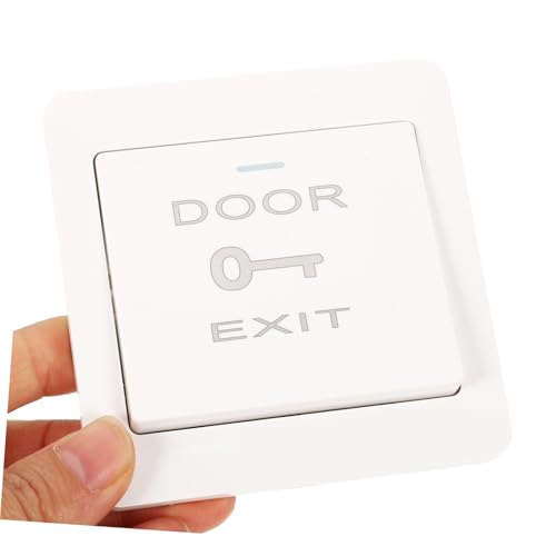 LOORGVEL 2 Stück Teiliges Türöffner panel mit Automatischer Rückstellung Schutzabdeckung für Türgong wandplatte Robustes Druckknopfsystem für Büros Schulen und Öffentliche Räume LOORGVEL 2 Stück Teiliges Türöffner panel mit Automatischer Rückstellung Schutzabdeckung für Türgong wandplatte Robustes Druckknopfsystem für Büros Schulen und Öffentliche Räume von LOORGVEL