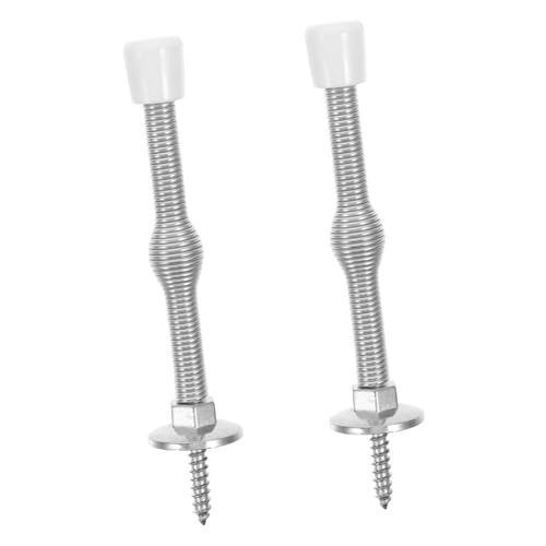 LOORGVEL 2 Stück Türfeder Türstopper Rostfrei Flexibler Federmechanismus Bodenmontage für Wohn Geschäftsräume Schützt Wand und Möbel vor Beschädigung LOORGVEL 2 Stück Türfeder Türstopper Rostfrei Flexibler Federmechanismus Bodenmontage für Wohn Geschäftsräume Schützt Wand und Möbel vor Beschädigung von LOORGVEL