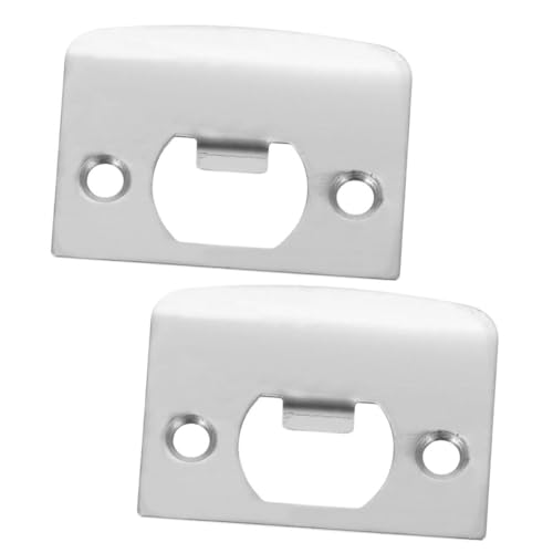 LOORGVEL 2 Stück Türschloss Abdeckplatte Deadbolt Cover Türverstärkung Lochabdeckung für Innen und Außentüren Einfache Montage Teiliges von LOORGVEL