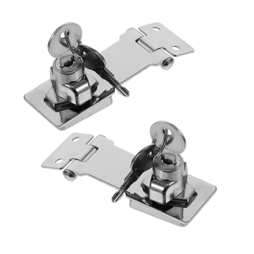 LOORGVEL 2 Stück Türsicherung mit Schlüssel Rostfrei Dicke Sicherheitstürverriegelung für Schlafzimmer Bad und Küche Einfache Montage ohne Bohren Zuverlässiger Schutz für Zuhause LOORGVEL 2 Stück Türsicherung mit Schlüssel Rostfrei Dicke Sicherheitstürverriegelung für Schlafzimmer Bad und Küche Einfache Montage ohne Bohren Zuverlässiger Schutz für Zuhause von LOORGVEL