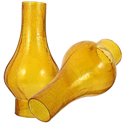 LOORGVEL 2 Stück Vintage Mattiertes Lampenschirm Ersatzglas für Petroleum und Kerosinlampen Hitzebeständig Leicht Geeignet für Wand und Tischlampen Warmes Licht Langlebig Vielseitig von LOORGVEL
