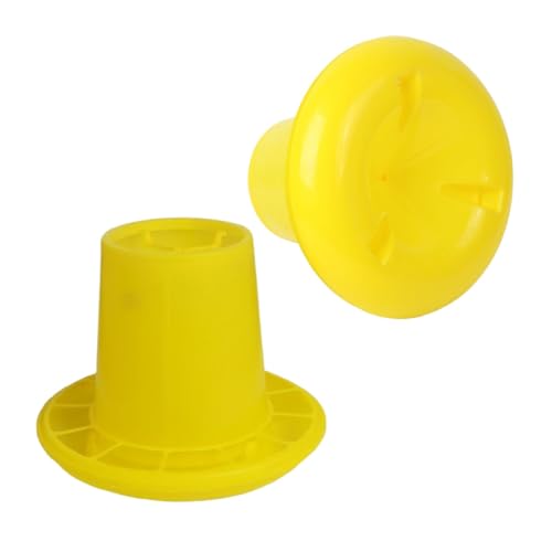 LOORGVEL 2 Teiliges Geflügelfutterbehälter aus Robustem Kunststoff Druck und Sonnenschutzbeständig Vielseitiger Futter und Wasserspender für Hühner Enten Gänse Platzsparend und Leicht LOORGVEL 2 Teiliges Geflügelfutterbehälter aus Robustem Kunststoff Druck und Sonnenschutzbeständig Vielseitiger Futter und Wasserspender für Hühner Enten Gänse Platzsparend und Leicht von LOORGVEL