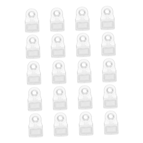 LOORGVEL 20 Satz Teiliges Spiegelhalter-clips Klare Kunststoff-montageclips mit Schrauben Robuste Bohrfreie Glas Spiegelfixierung für Schranktüren Vielseitige Halterungen für Spiegel und LOORGVEL 20 Satz Teiliges Spiegelhalter-clips Klare Kunststoff-montageclips mit Schrauben Robuste Bohrfreie Glas Spiegelfixierung für Schranktüren Vielseitige Halterungen für Spiegel und von LOORGVEL
