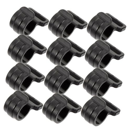 LOORGVEL 20 Stück Camping Zelt Haken Kunststoff Clips Multifunktional für Zeltstangen Verbindung Außen Innenzelt Einfache Montage Robust für Outdoor Camping Abenteuer von LOORGVEL
